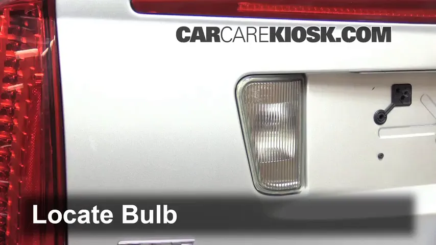 2011 Cadillac STS 3.6L V6 Lights Reverse Light (replace bulb)
